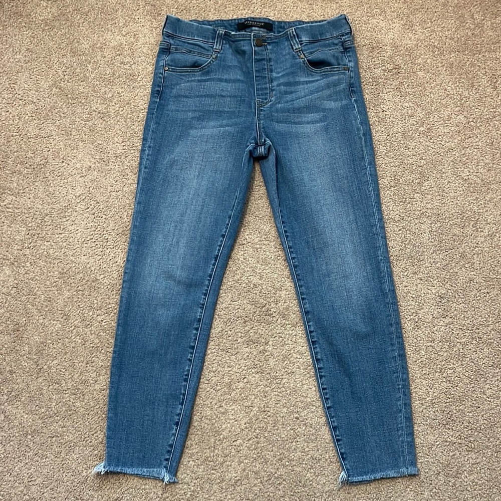 Liverpool The Ankle Skinny Mid Rise Pull On Jeans